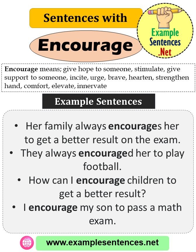 I Am Most Encouraged By Examples That Inspire Me